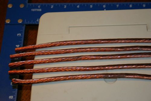 ONE POUND 1 LB BRIGHT COPPER WIRE CLEAN HOBBY CRAFT SCRAP 5 SECTIONS