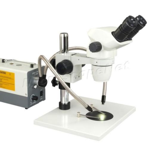 6.7x-45x binocular zoom stereo microscope+table stand+150w gooseneck cold light for sale