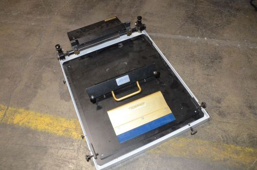APS Automated Product Systems Stencil Screen Printer APS-SPR-2000 Gold Print