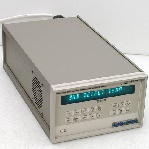 Luxtron 100C M-100 AccuFiber Optical Fiber Temperature Control System BAD DETECT