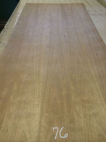Wood Veneer Figured Cherry 36x80 1pcs total 3-Ply Wood Backed &#034;EXOTIC&#034;Eskid 76