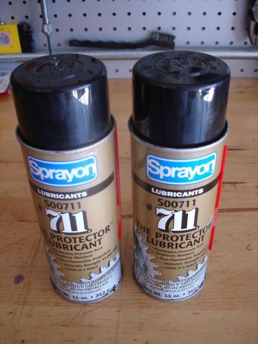 Lot of 2 - Sprayon Lubricant S00711  #711 The Protector Lubricant