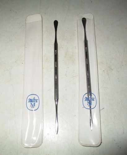 2 New Miltex Stainless Steel #7 Dental Instrument Probe Forming Tool - 6&#034; long