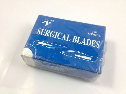 Box Of 100 Sterile Surgical Blades ~ 20 No. 4 Fitment ~ Individually Sealed Pack