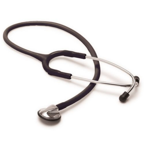 Pediatric platinum stethoscope - black 1 ea for sale