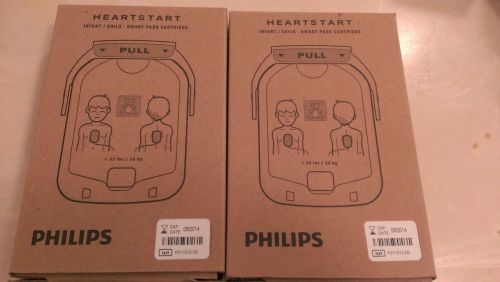Philips HeartStart Infant/Child Cartridge Pads Exp. 08/14