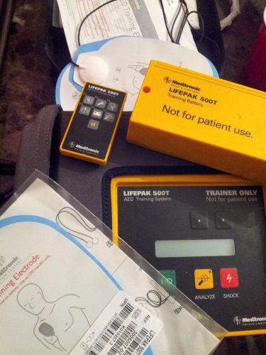 On sale on sale limited time! new medtronic lifepak 500t aed training system for sale