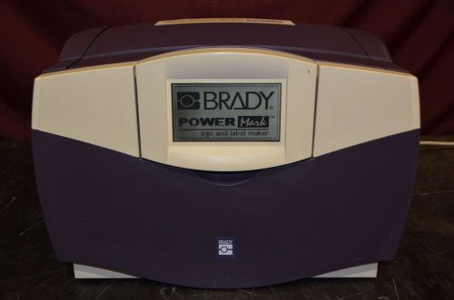 Brady powermark sign and label maker b with keyboard tested for sale