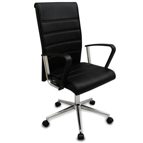 New Modern Wide Ribbed Executive High Back Office Chair