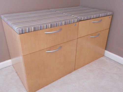 Office Mobile Pedestals file cabinets with cushion (2)