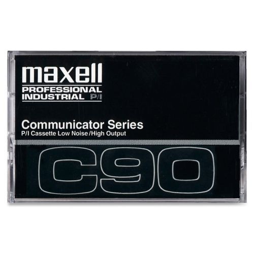 LOT OF 6 Maxell 90 Minutes Communicator Series Audio Cassette - 1 x90 Minute