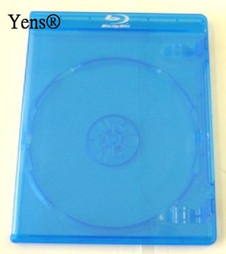 BDS5 5 New Premium Single Blu-Ray CD DVD R Video Game Blue Case box storage 12mm