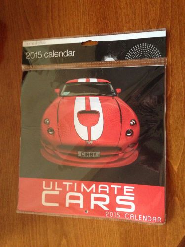 Ultimate Cars 2015 Square Calendar - New &amp; Sealed