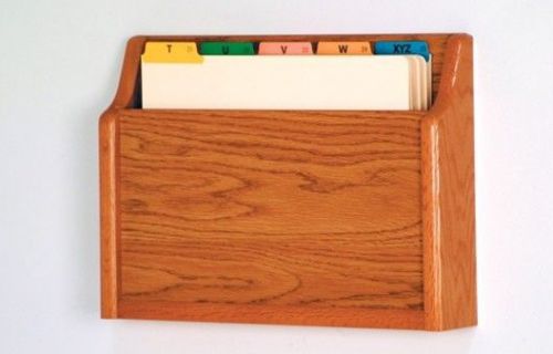 Wooden mallet single pocket chart holder medium oak for sale