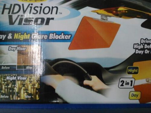 New 2 in 1 HD Vision Sun Visor day &amp; night glare blocker car truck As Seen on TV