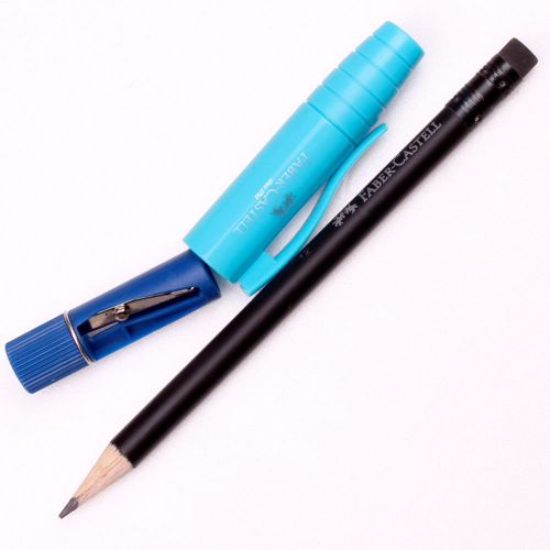 Faber Castell Perfect Pencil With Eraser+Sharpener Blue