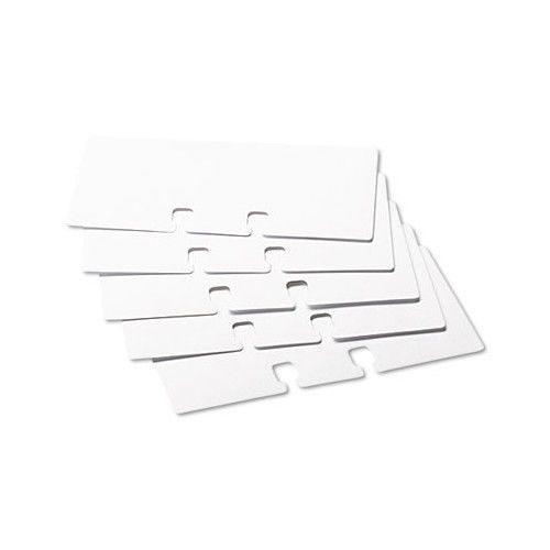 Rolodex Corporation Plain Unruled Refill Card, 2-1/4 x 4, White, 100 Cards/Pack