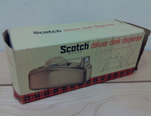 Vintage 3M Scotch Deluxe Desk Tape Dispenser  model C-20