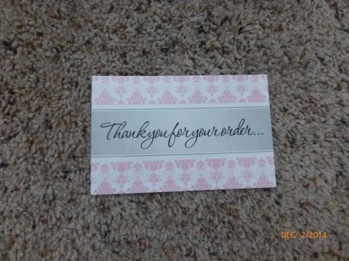 Thank you for your order Postcards Pack of 40
