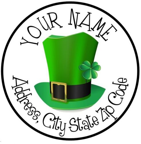 30 Square Stickers Seals Favor Tags St. Patrick&#039;s day Buy3 get1 free(Sr1)