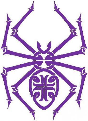 30 Custom Purple Celtic Spider Personalized Address Labels