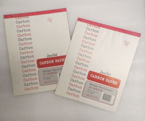 (2) 20 sheet packages of vintage Carbon Paper Stuart Hall brand