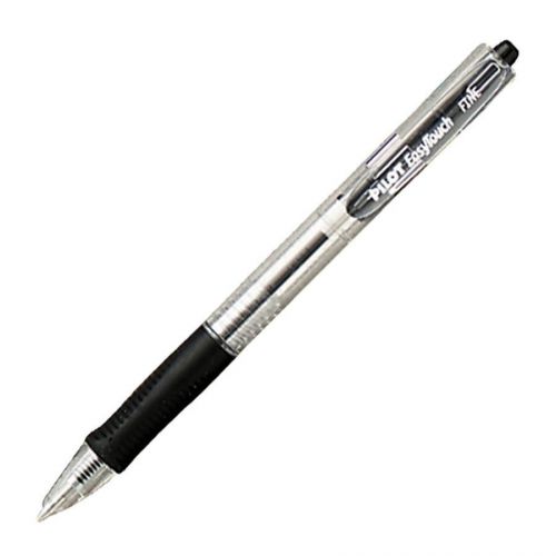Pilot EasyTouch Retractable Ballpoint Pens - Box of 12 - 32220 - 1.0mm Black Ink