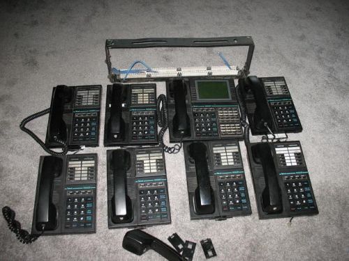TELRAD SIX OF 79-200-0000/7 &amp; ONE OF 79-100-0000/3 PHONES SYSTEM