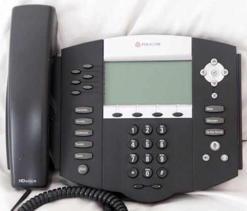 POLYCOM SoundPoint IP 650 VoIP PoE Phone--Ethernet (RJ-45)