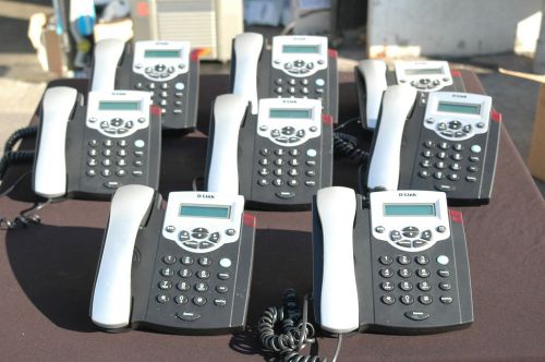 Eight (Lot of 8) D-Link VOIP DPH-125MS Phones