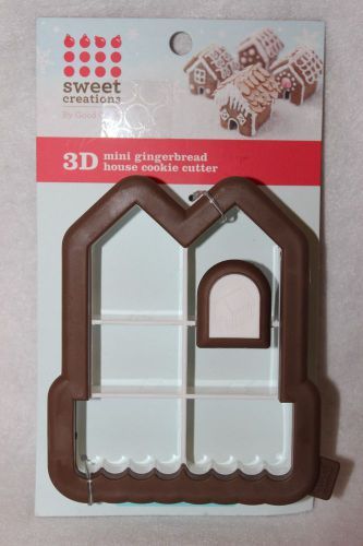 Good Cook 3-D Mini Gingerbread House Cookie Cutter by Sweet Creations w/recipe