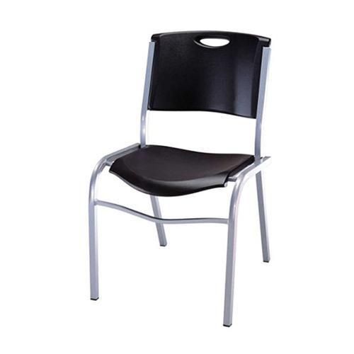 Lifetime commercial contoured stacking chair 4 pack , color: black. #42830 for sale