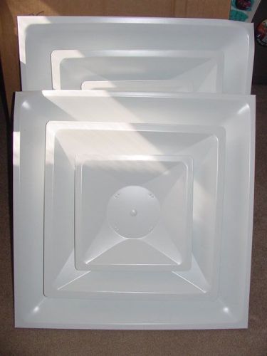 2 - truaire 2003cd-10 lay in t bar cone step down supply diffuser vent - damage for sale