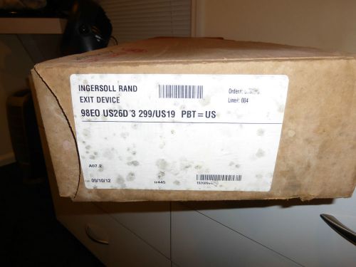 Von duprin ingersoll rand exit device, new,  98eo us26d 3 299/us19 for sale