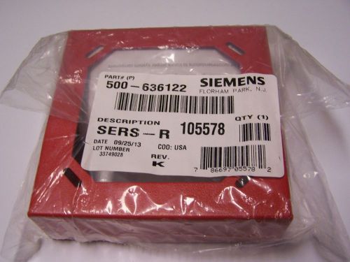 SIEMENS SQUARE SEMI-FLUSH EXTENSION RING 500-636122  NEW
