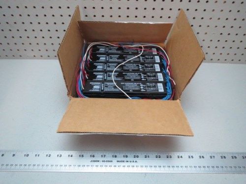 New case of 10 sylvania 4 lamp electronic ballast qhe 4x32t8 for 4 t8 lamps for sale