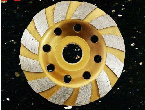 4&#034; inch PROfessional Diamond sintered segment grinding wheel disc 2 ROW NEW