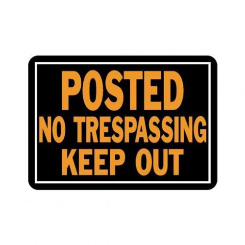 10X14 NO TRES K/OUT SIGN 813