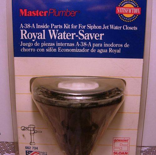 Master plumber a-38-a royal water-saver repair kit #662-734 genuine sloan parts for sale
