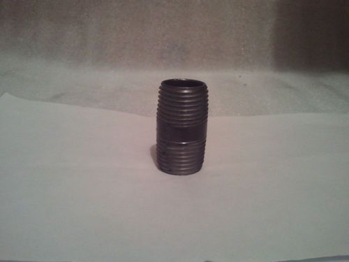 5 ~ new ~1/2&#034; x 1-1/2”  nipple black steel schedule 40 welded steel for sale