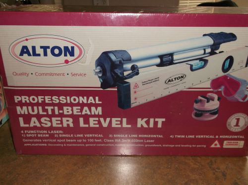 Alton model 13202 professional multi-beam laser level kit for sale