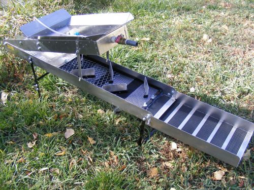 Gold buzzard highbanker 10 inch-sluice- with tom tom / washer hose for sale