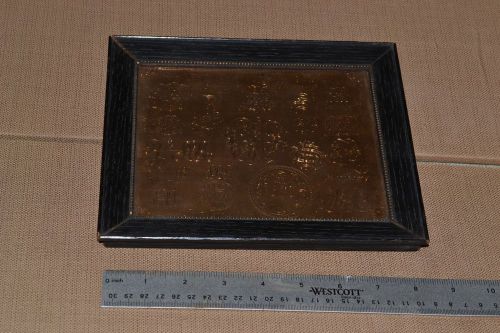 Framed Metal Printing Plate