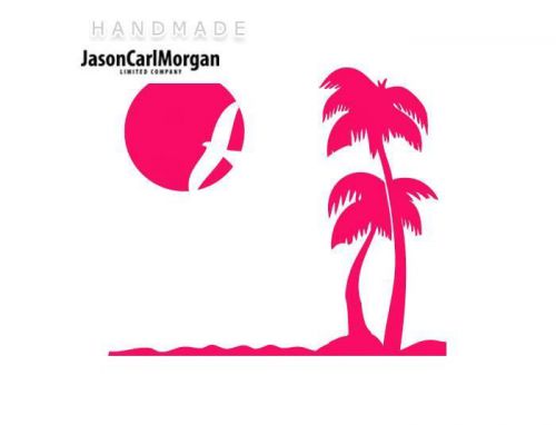 JCM® Iron On Applique Decal, Beach Neon Pink