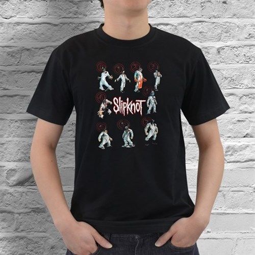 New Slipknot 8 American Heavy Metal Band Mens Black T Shirt Size S, M, L - 3XL