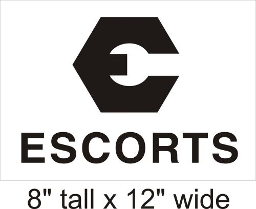 Escorts Logo Wall Art Decal Vinyl Sticker Mural Decor - FA344