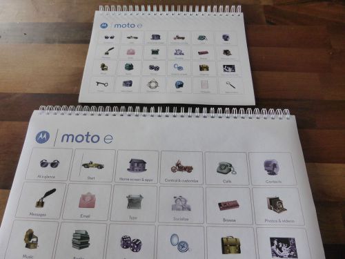 ~PRINTED~ MotorolaMoto e User guide Instruction manual  Full Colour