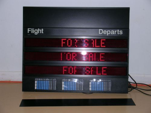 LED 3 in one fram Programable signes,  one programer for each line