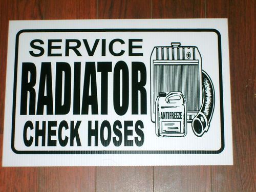 Auto Repair Shop Sign: Radiator Service