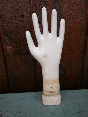 Glass Mannequin Hand Ring Display Holder LARGE 15&#034; Long